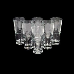 6 Libbey Duratuff Endeavor 16 oz Stackable Beverage Glasses